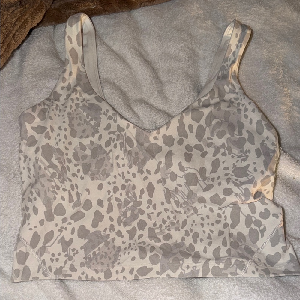 Lululemon Athletica align Animal Print Sports Bra
